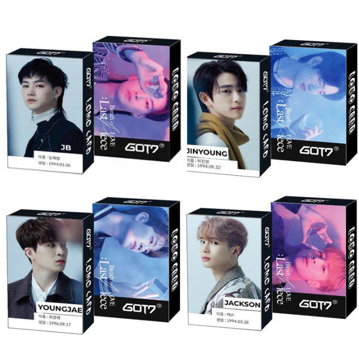 การ์ดโลโม่-โฟโต้การ์ด-got7-30-ชิ้น-กล่อง-8-5-5-5-ซม-โลโม่การ์ด-lomocard-kpop-mark-มาร์ก-jackson-แจ็กสัน-yugyeom-bambam-แบมแบม-jinyoung-youngjae-ย็องแจ-jb