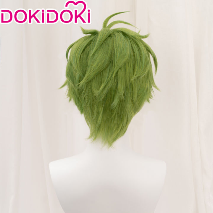 ในสต็อก-olivine-วิกผมเกม-nu-เทศกาลคอสเพลย์-dokidoki-คอสเพลย์วิกผมสีเขียวผมเกม-nu-เทศกาลคอสเพลย์-olivine-วิกผม