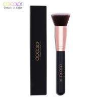 Docolor Black Big Powder แปรงแต่งหน้า Soft Highlight Single Glitter Handle แปรงผมสังเคราะห์ Beauty Tool