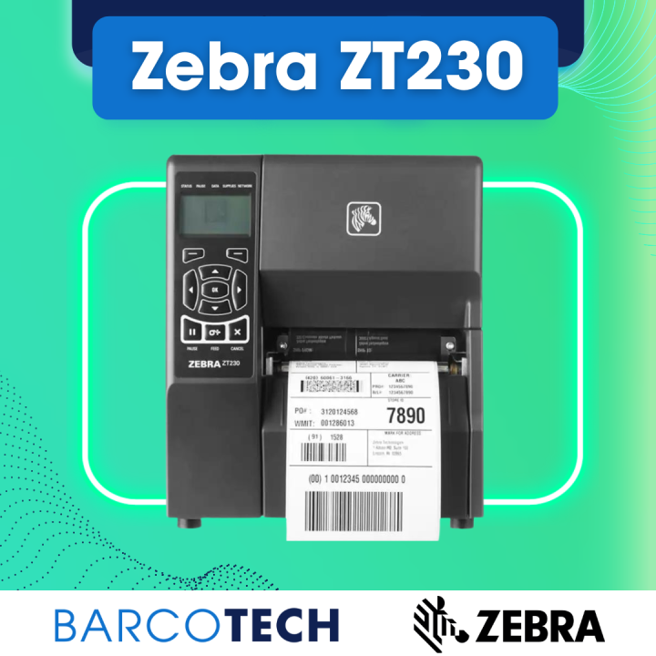Zebra Zt230 Industrial Printer Direct Thermal Thermal Transfer 203 Dpi Lazada Ph 5506