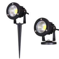 LED COB สวนโคมไฟสนามหญ้า220V 110V DC12V กลางแจ้ง Spike Light 3W 5W 7W 10W เส้นทางภูมิทัศน์กันน้ำหลอดไฟ