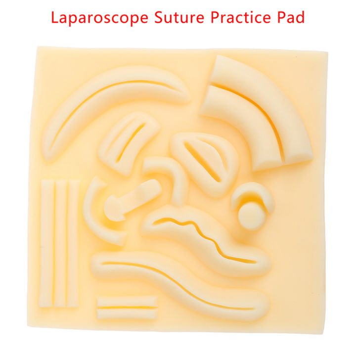 1xtraining-laparoscope-surgical-suture-skin-model-medical-suture-practice-pad