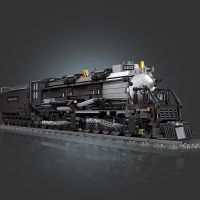 City Steam Train BigBoy Locomotive Building Blocks Technical Rail Model Assembly Bricks DIY Gifts Toys For Kids Boys Children ﹍▥