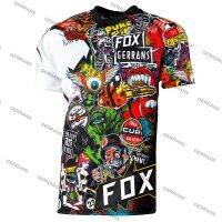 HOT★Men S Downhill เสื้อ Fox ถ้วยจักรยานเสือภูเขา MTB เสื้อ Offroad DH รถจักรยานยนต์ Jersey Motocross กีฬาแข่งจักรยาน