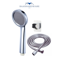 BAANHARDWARE ฝักบัวอาบน้ำโครเมี่ยมหน้ากว้าง 7.5 cm.ฝักบัวแรงดันน้ำ สัมผัสอ่อนละมุน MA-F-202S