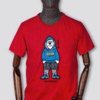 2023 newMUUNIQUE T-shirt 3D เสื้อยืด รุ่น Red Bear3D T-S205