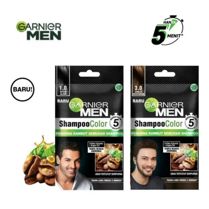 Garnier Men Shampoo Color Semir Rambut Sachet Lazada Indonesia