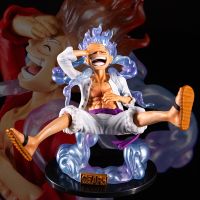 โมเดลฟิกเกอร์ PVC รูปปั้นอนิเมะ One Piece Luffy Gear 5 ขนาด 17 ซม. สําหรับเก็บสะสม