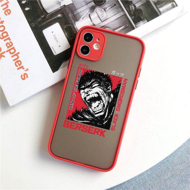 สินค้าใหม่ในสต็อก-berserk-guts-อะนิเมะกรณีโทรศัพท์สำหรับ-iphone-12-11-13-pro-max-ซิลิโคนกรณีสำหรับ-iphone-x-xr-xs-max-6-6วินาที7-8-se-20-14บวกปกหลัง