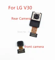 1pcs กลับใหญ่กล้องหลังกล้องด้านหน้าโมดูลสายดิ้นสําหรับ LG V30 H930 H933 กลับสายดิ้นหลักเปลี่ยนชิ้นส่วน