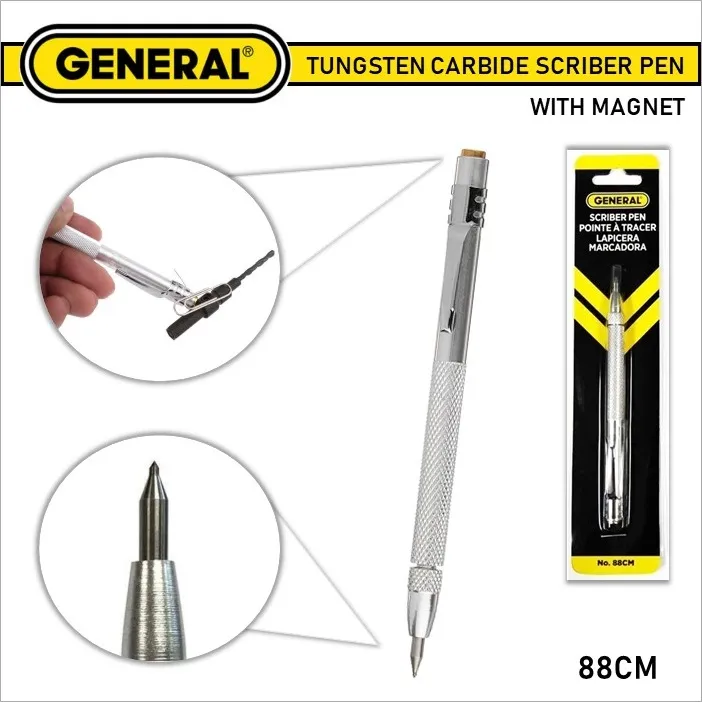 General Tools 88cm Tungsten Carbide Scriber and Magnet | Lazada PH