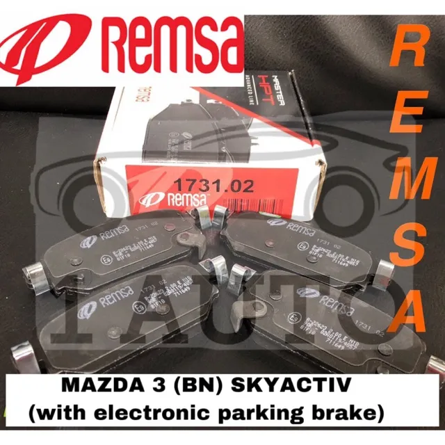 REMSA SPAIN MASTER HPT LINE REAR BRAKE PAD MAZDA 3 SKYACTIV BN Lazada