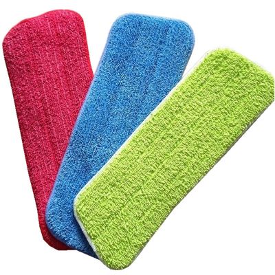 ● Replace Mop Head Floor Cleaning Cloth Microfiber Self Wring Pads Washing Home Rags Household Kitchen Living Room Cleaning Mops