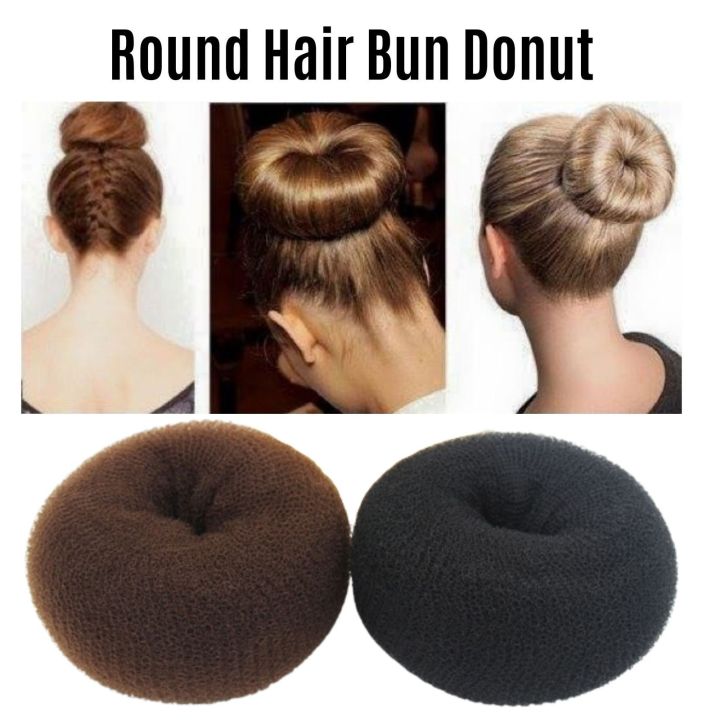 7 Ways To Make A Bun Using A Hair Donut Compilation 1 Week Of Bun  Hairstyles  YouTube