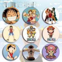 【DT】hot！ Quadratic Element Anime TV Luffy ONE PIECE Badges Cartoon on Backpacks Pin for Lapel Brooch Hat Boy