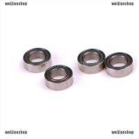 Weijiao2☆ 4Pcs Ball Bearing Mr74Zz 4*7*2.5 4X7X2.5Mm Metal Shield Mr74Z Ball Bearing New