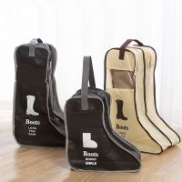 New Fashion Portable High Heel Shoes Storage Bags Organizer Long Riding Rain Boots Dust Proof Travel Shoe Cover Zipper Pouches