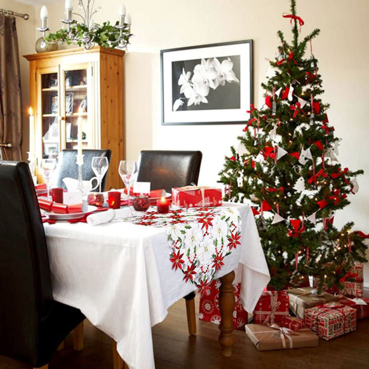 drever-วินเทจ-สำหรับบ้านปีใหม่-งานเลี้ยง-ตกแต่งคริสต์มาส-งานแต่งงาน-ผ้าคลุมโต๊ะ-ผ้าปูโต๊ะ-รองชนะเลิศอันดับโต๊ะ-แผ่นรองจาน