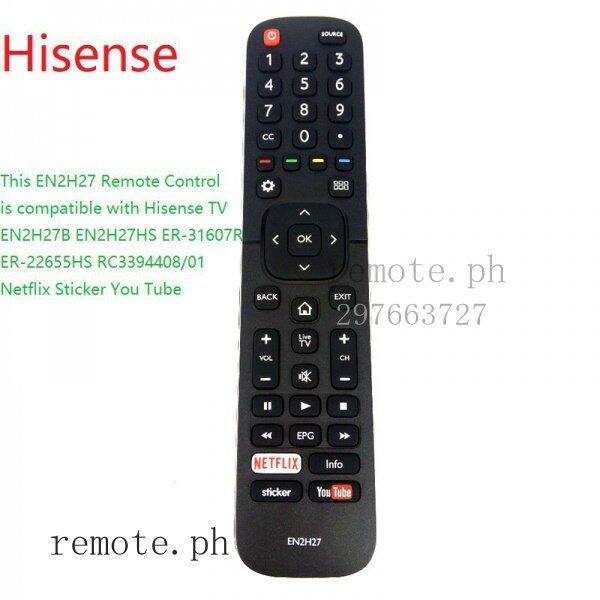 For remote Hisense Dévant EN2BC27 EN2H27D EN2H27HS smart tv remote