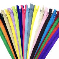 10pcs 4 Inch-24 inch (10cm-60cm) Nylon Coil Zippers For Tailor Sewing Crafts Nylon Zippers Bulk 20 Colors Door Hardware Locks Fabric Material