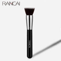 RANCAI แปรงแต่งหน้าแบนด้านบนคาบูกิมูลนิธิแปรงสำหรับของเหลวครีมและผง Contour Buffing ผสมคอนซีลเลอร์ใบหน้าแปรง ~