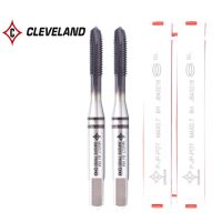 CLEVELAND HSS-PM พร้อม JP Spiral Pointed Tap M2 M2.5 M3 M4 M5 M6 M8 M10 M12 M14 M16 เครื่องสกรูเกลียวสําหรับสแตนเลส