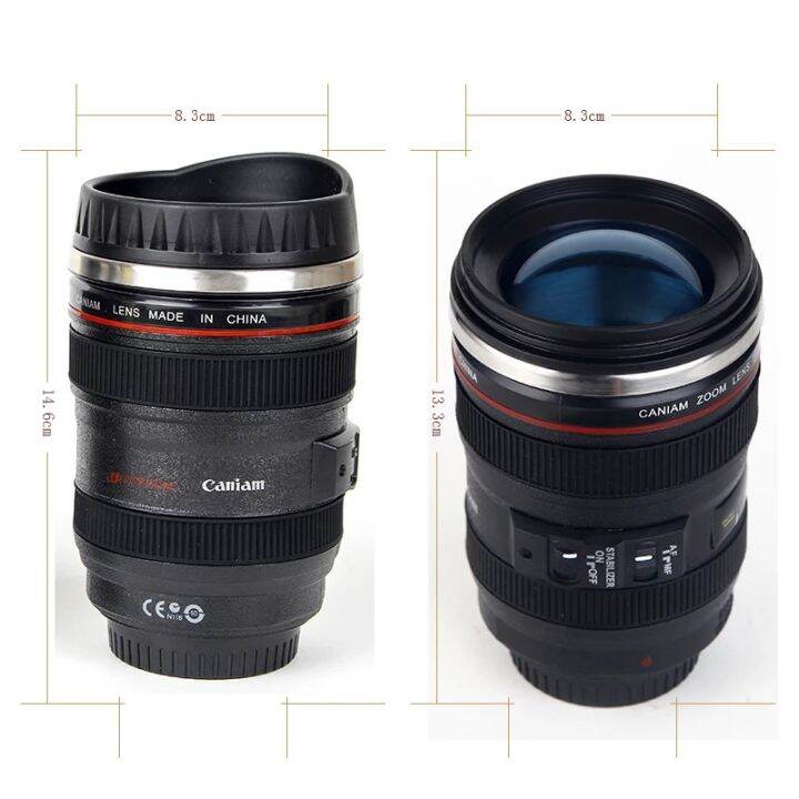 high-end-cups-สแตนเลสกล้อง-slr-กาแฟเลนส์แก้ว-ef24-105mm-สีดำ-ขาวแก้วกาแฟของขวัญสร้างสรรค์