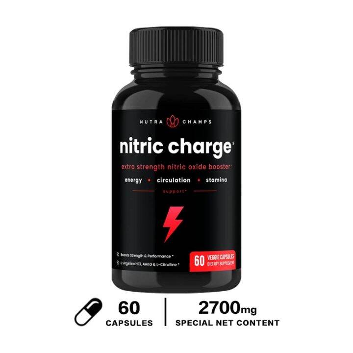 ของแท้-nitric-oxide-booster-อาหารเสริมผู้ชาย-strength-and-endurance-60-120-แคปซูล-ราคาถูก-ส่ง