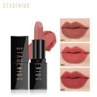 PINKFLASH STAGENIUS SoulMATTE ชื้น เคลือบ ครีมลิปสติก อยู่ยั้งยืนยง เคลือบ เครื่องสำอาง ลิปสติกเม็ดสีลิปสติกกันน้ำลิปสติกลิป