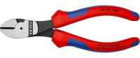 Knipex 74 02 160 High Leverage Diagonal Cutters with soft handle in blister packaging, ‎160mm