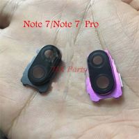 สำหรับ Xiaomi Redmi Note 7เลนส์กระจกกล้องถ่ายรูปกับกรอบเฟรมด้านหลังกระจกกล้องกล้องเลนส์ซ่อม