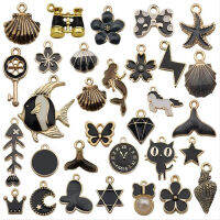 Graceful 31ชิ้น/เซ็ตผลไม้สัตว์ผสม Enamel Charms จี้ DIY Jewelry making CRAFT