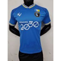 2022 2023 ล่าสุด เสื้อกีฬาแขนสั้น ลายทีมชาติฟุตบอล Penang สีฟ้า ไซซ์ S - XXL 23-24