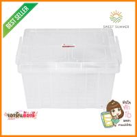 กล่องเก็บของ ฝาล็อค G-WARE 1403 30 ลิตร สีใสSTORAGE BOX G-WARE 1403 30L CLEAR **ราคาดีที่สุด**