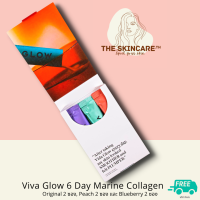 TheSkincare.TH | Viva Glow 6 Day Marine Collagen คอลลาเจนจากปลาทะเล สำหรับ 6 วัน มีทั้งหมด 3 รสชาติ