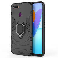 เคส  OPPO A7x Case ชุดเกราะกันกระแทก Slim Rugged Hybrid Hard Plastic + Tpu Bracket Magnet 360 Ring Holder ฝาหลัง