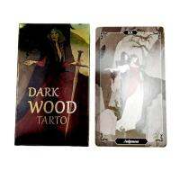 Dark Wood Tarot เต็มภาษาอังกฤษ Tarot ไพ่โชคชะตาเกมไพ่ครอบครัวปาร์ตี้ความบันเทิง Oracle Card เกมกระดานแบบสบาย ๆ ใช้งานง่าย