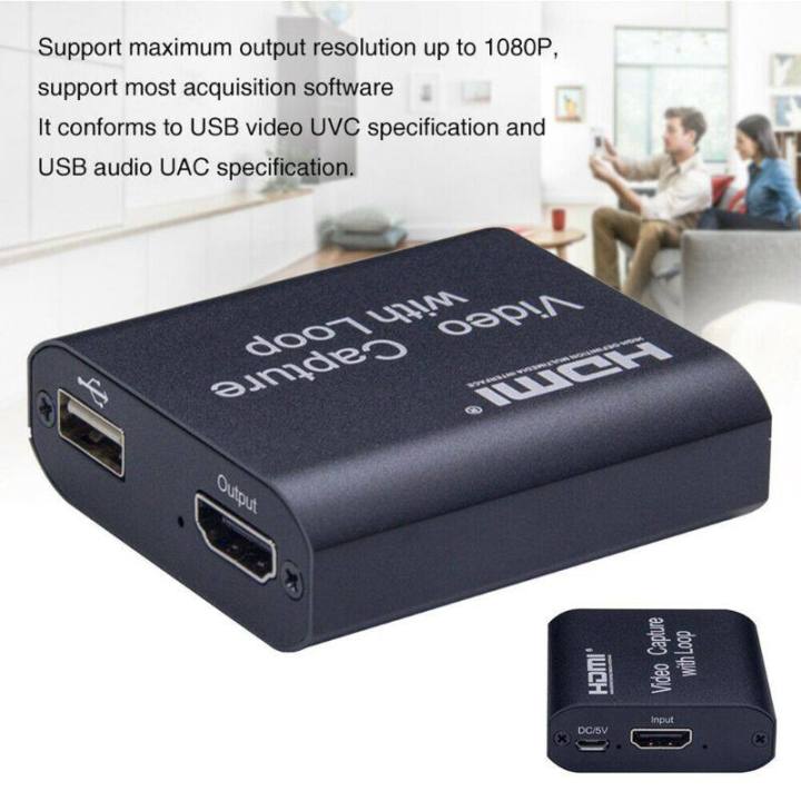 เครื่องบันทึกวิดีโอการ์ดบันทึก-hdmi-1080p-เกมจับภาพแบบเรียลไทม์สตรีมมิ่ง-hdtv-usb2-0-1080p-เกมจับภาพความคมชัดสูงสตรีมเมอร์อุปกรณ์สตรีมเมอร์