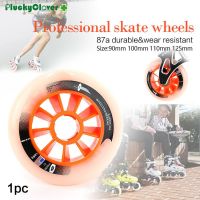 1pc Skates Wheel 90mm 100mm 110mm 125mm 87a Speed Skating Wheel Competition Race Inline Speed Skates Wheels Abrasion Resistant Training Equipment