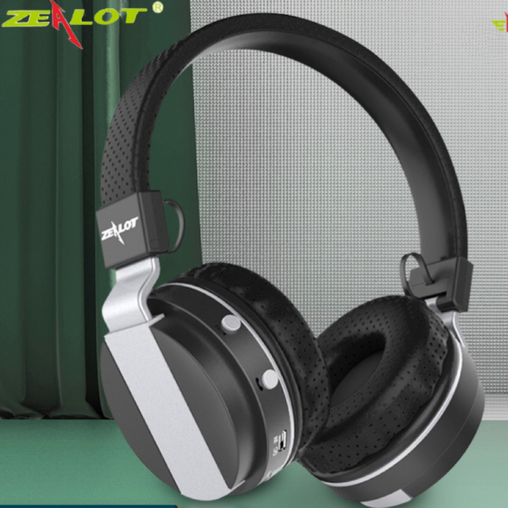zealot-เหลือมหูฟังไร้สายหูฟังบลูทูธหูฟังบลูทูธสเตอริโอซับวูฟเฟอร์หูฟังวิทยุเอฟเอ็ม-tf-เล่นบัตรไมโครโฟน-b17