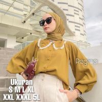 COD dhdfxcz KEMEJA Regina Blouse Big Size Size S M L XL 2XL 3XL 4XL XXL XXXL XXXXL 2L 3L 4L 5L Tops Blouse Women Jumbo Tops Big Size Korean Work Shirts Over Size