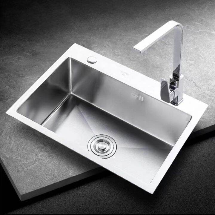 Kitchen sink high quality stainless steel sink with single basin ...