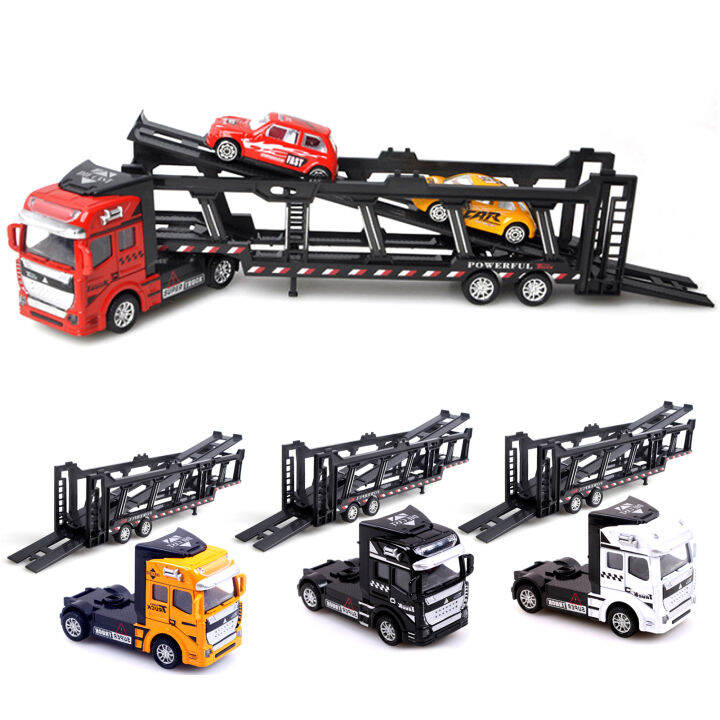 children-pull-back-alloy-simulation-trailer-supporting-ladder-model-toy-gift