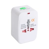 Universal Travel Adapter All-In-One International World Travel AC Power Converter ปลั๊กอะแดปเตอร์ซ็อกเก็ต EU UK US AU