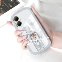 เคสโทรศัพท์สินค้าใหม่สำหรับ VIVO Y27 Y78 Y02T Y36 4G 5G 2023เคส TPU นิ่มพร้อมที่ใส่ที่ตั้งรูปหมีลูกอมใสน่ารักเคสสมาร์ทโฟนซิลิโคน VIVOY27ฝาหลัง