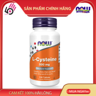 Thực phẩm bổ sung L-Cysteine 500mg, Vitamin B6, hỗ trợ da mụn, bổ sung dưỡng chất da, tóc, móng, Now Foods, 100 viên nén thumbnail