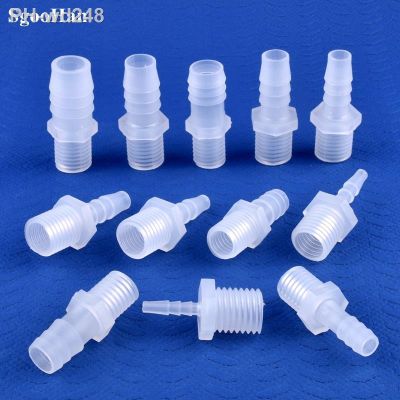 5 200pcs Big Size M14 M16 Thread To 3.9 16mm PP Pagoda Direct Connectors Irrigation Water Pipe Hose Joint Aquarium Tank Adapter