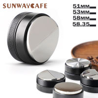 Coffee Tamper 51535858.35MM 304 Stainless Steel Coffee Distributor Coffee Powder Hammer Convex Base Coffee Accessories