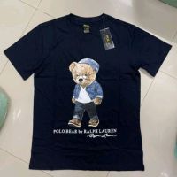 ขายส่ง!! เสื้อยืดแขนสั้น polo ลายหมี เหมาๆ (แบบสุ่มลายหมี) งานพรีเมียม