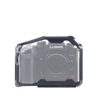 Full Camera Cage สำหรับ LUMIX GH6เคสกล้องในตัว Arca-Swiss Quick Release Plate กรงกล้องแบบพกพาพร้อมสกรู14ตัว Cold Shoe